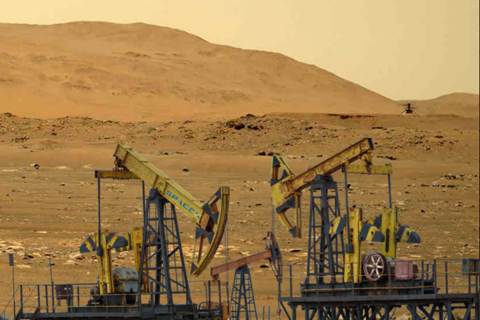 Těžba ropy na Marsu