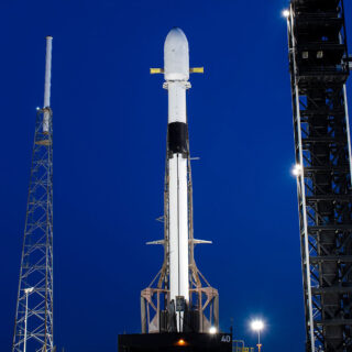 Falcon 9 pro misi Kuiper KF-01 (Foto: SpaceX)